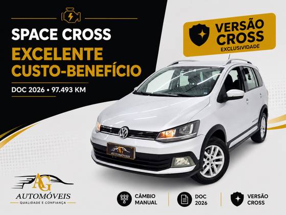 VOLKSWAGEN SPACE CROSS 1.6 MI 8V FLEX 4P MANUAL